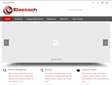 Tablet Screenshot of elastechsolutions.com
